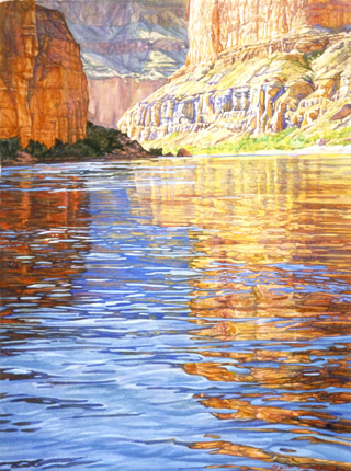 Reflections Saddle Canyon, Grand Canyon