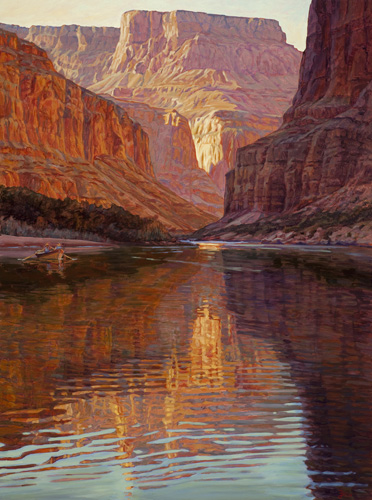 Elizabeth Black Art - November Morning Below Nankoweap, Grand Canyon ...