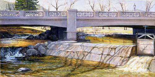 Broadway Bridge at Boulder Creek